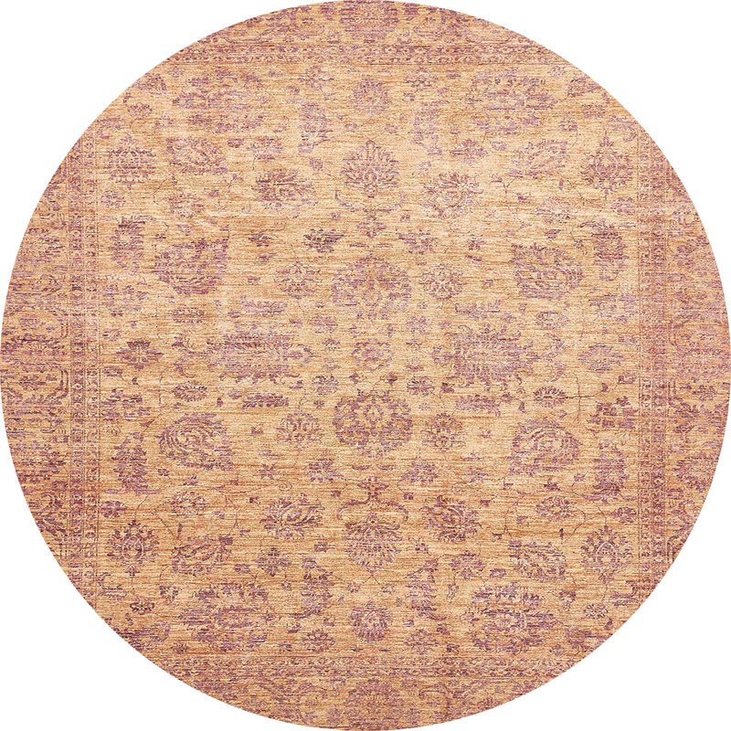 Tapis abstrait moderne 349, Rond 8 pi