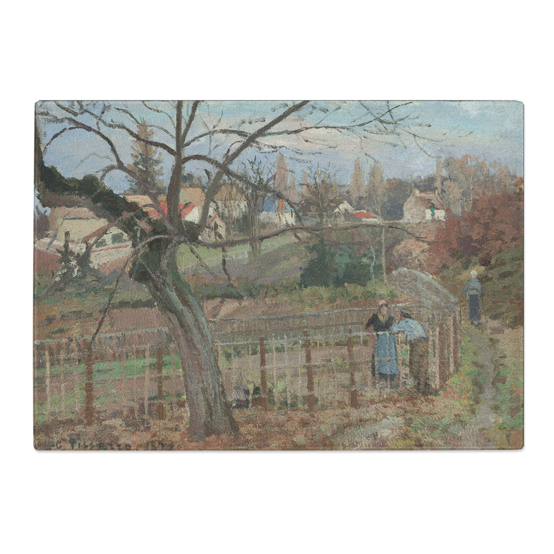 The Fence 1985.64.31 by Camille Pissarro Chopping Board