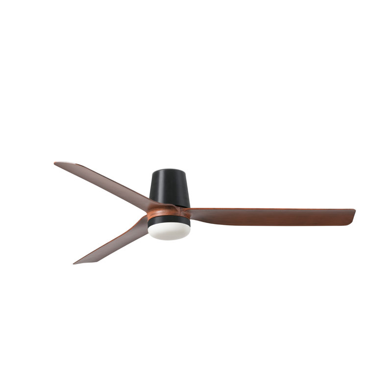 Punt Tub M Led Fan, Matt Black, Walnut