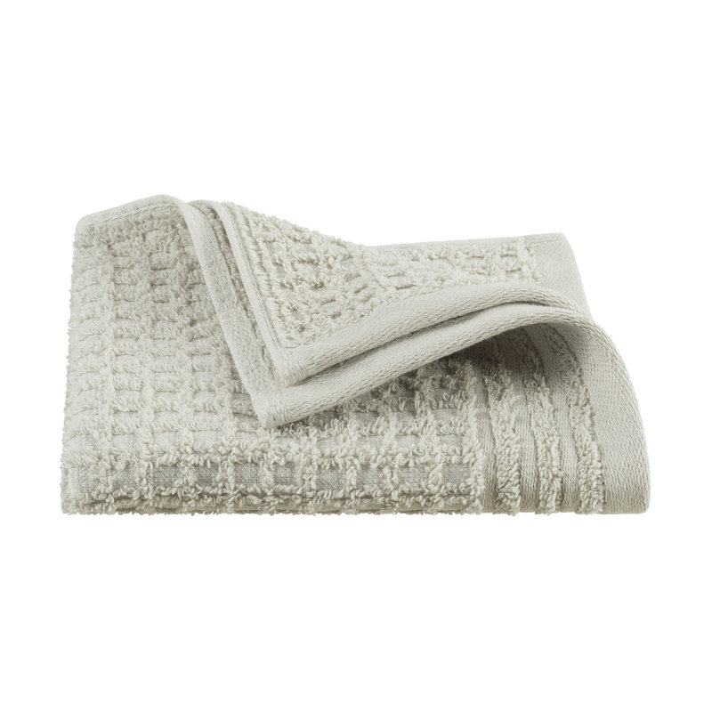 Southern Tide Sculpted Textured Wash Cloth, Gray