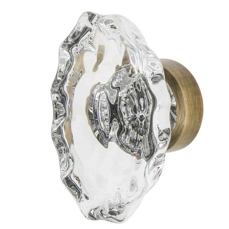 Chateau 1.75" Novelty Oval Knob, Antique Brass
