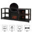Keenes Unfinished TV Stand for TVs up to 65"