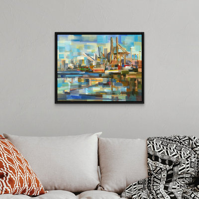 Reproduction d’art sur toile, "port of Seattle" par Brooke Borcherding