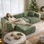 5 Seater Chenille Sofa-1632064846