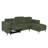 Fairmont Reclining Corduroy Sectional Sofa With Chaise-1886431409-1886431375
