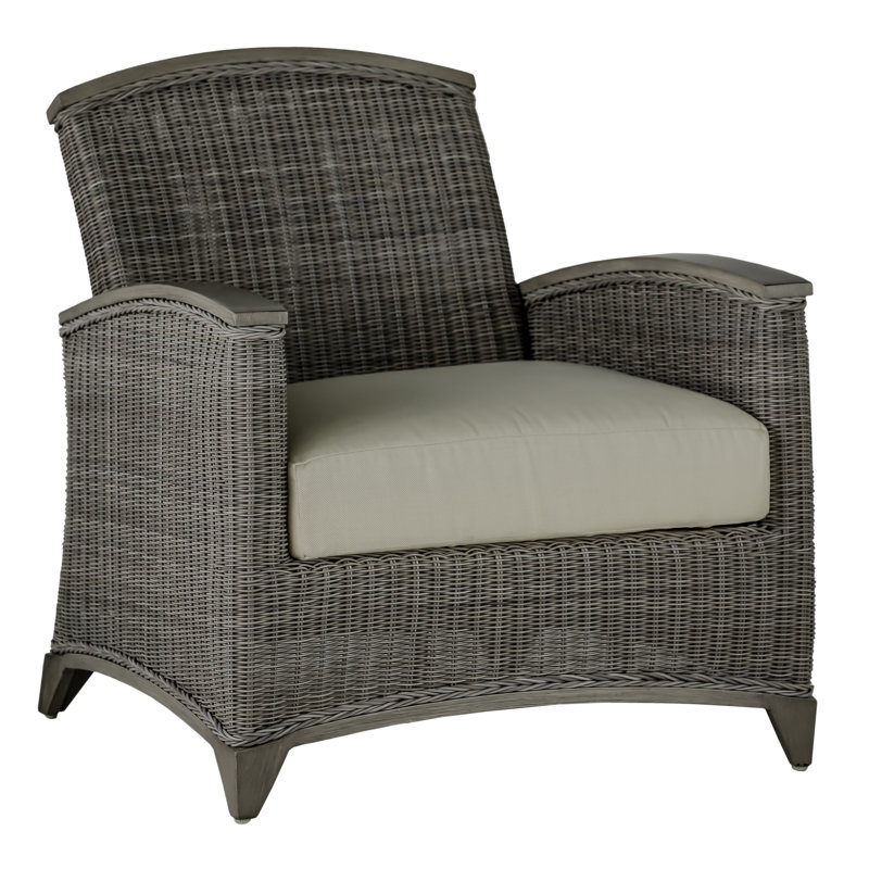 Astoria Woven Lounge Chair - Oyster/Oyster, No Welt, Rollo Silver, Oyster
