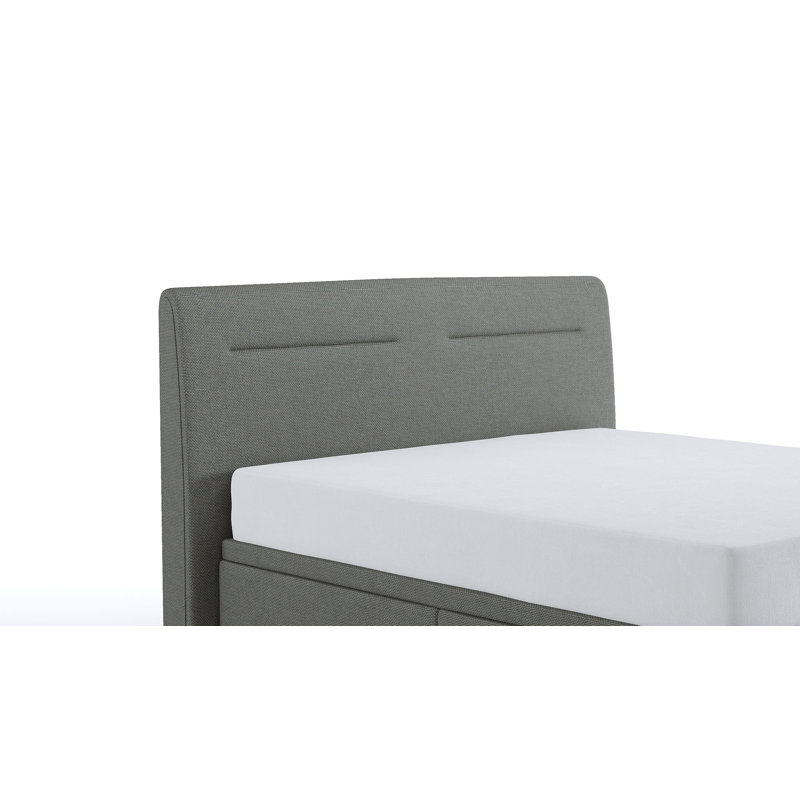 Fontanne Upholstered Headboard, King, Grey
