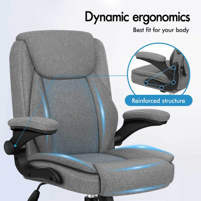 Ebern Designs Adjustable Faux Leather Swiveling PC & Racing Game Chair