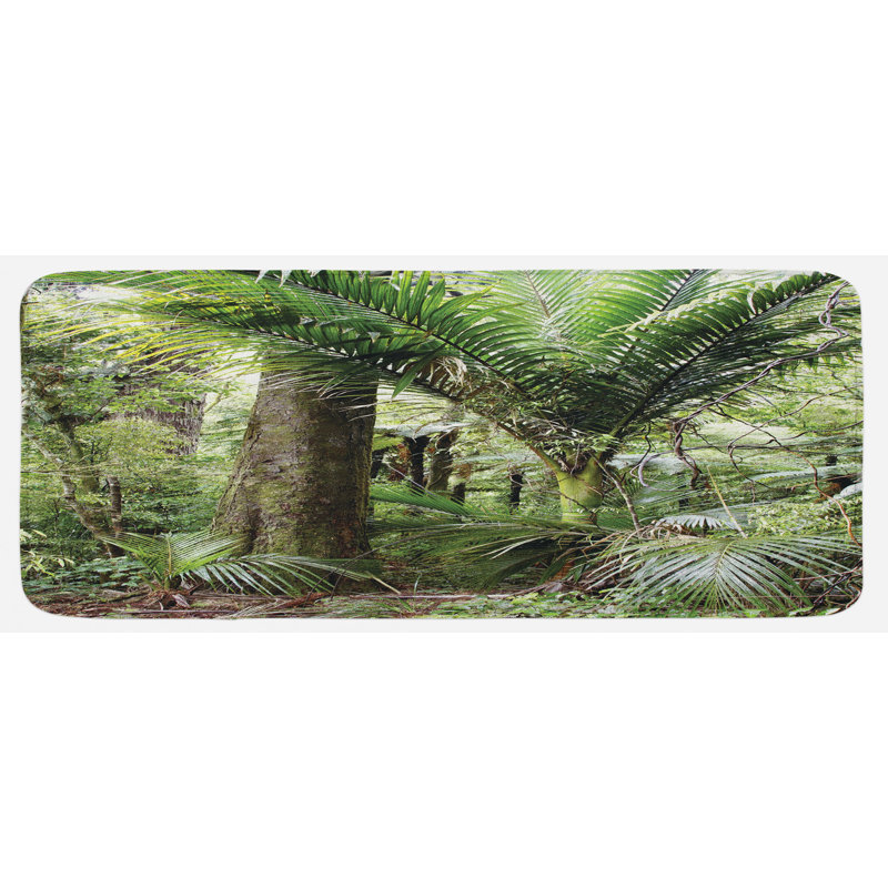 Coastal Synthetic Kitchen Mat