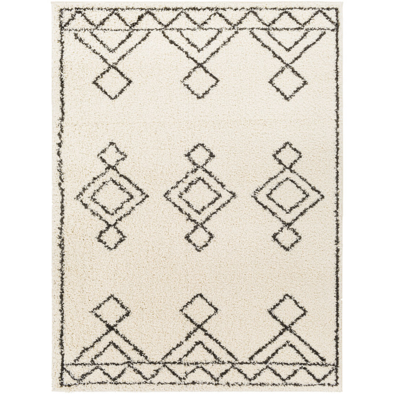 Lourdes Geometric Indoor Rug, Rectangle 6'7" x 9'