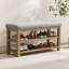Banc de rangement pour chaussures rembourré Hahnville-1953264401-1953264400