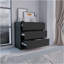 Commode H 31 po, 3 tiroirs, commode, noir-1091604059