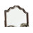 Baudouin Weathered Oak Finish Mirror