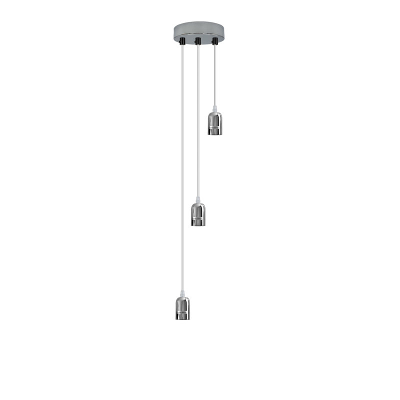 Brodhead 3 - Light Chrome Cluster Pendant, Yes