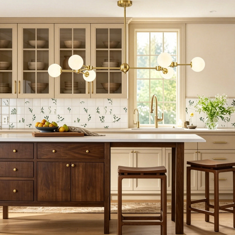 6 - Light Kitchen Island Pendant Light