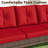3-person Patio Rattan Sofa With Wide Armrests-1801072869