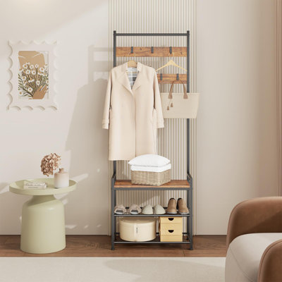 Entry-Level Coat Rack/Shoe Rack by Wildon Home