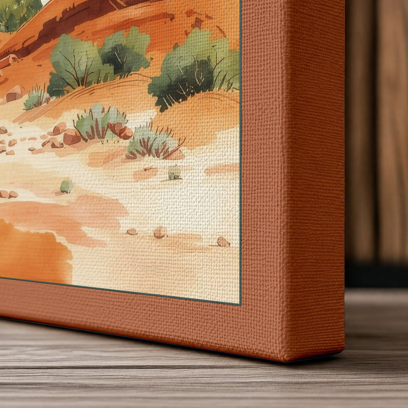 Print, 30x20 - 76.2 x 50.8 cm, Terracotta Border