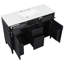 48" Bathroom Vanity with Sink Top, 4 Drawers, Shelves and 2 Doors-133410559