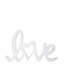 Love Acrylic Letter Block