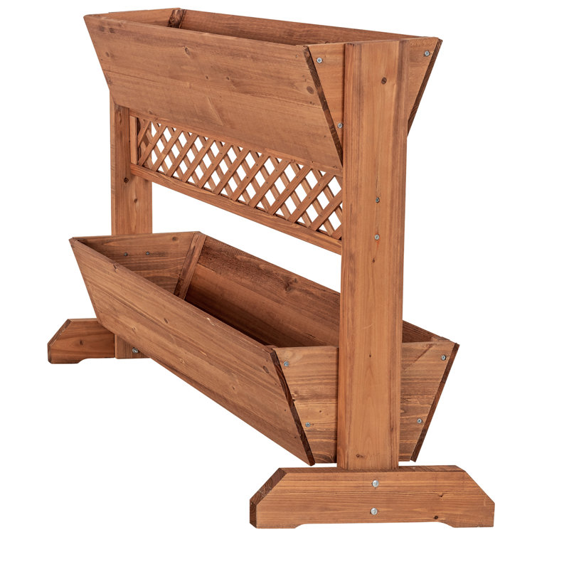 Jardin vertical en bois
