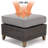 Umeh Outdoor Ottoman With Cushion-45775053