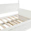 Lit de jour simple en bois avec lit gigogne simple