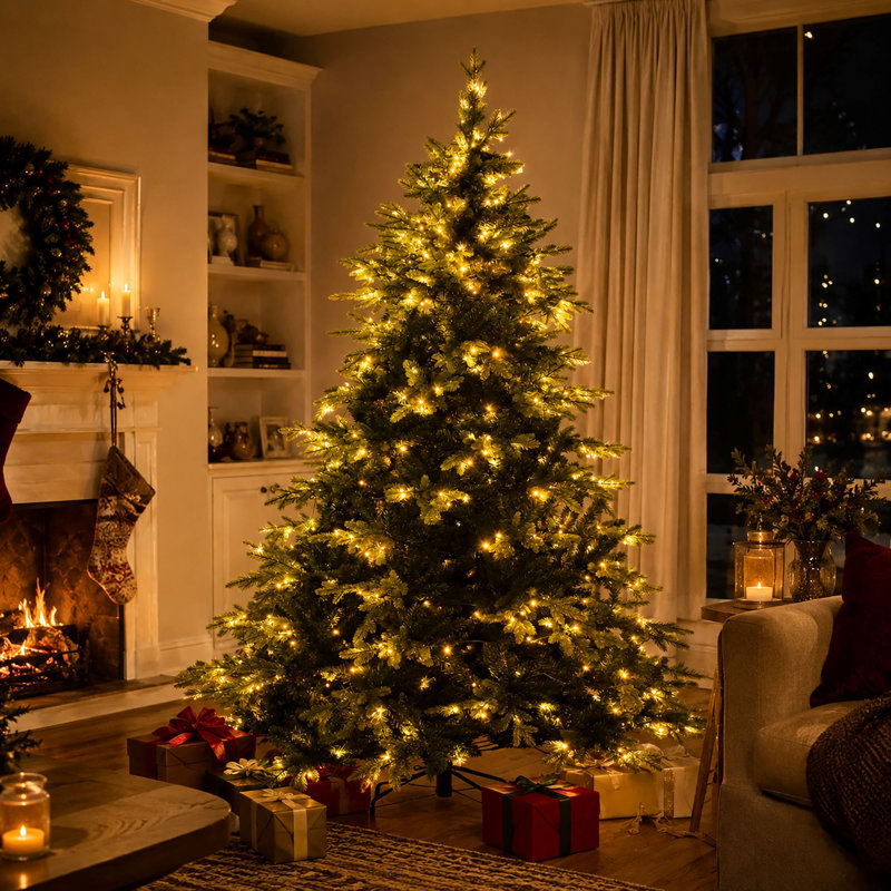 Lighted Christmas Tree, 8FT/240cm