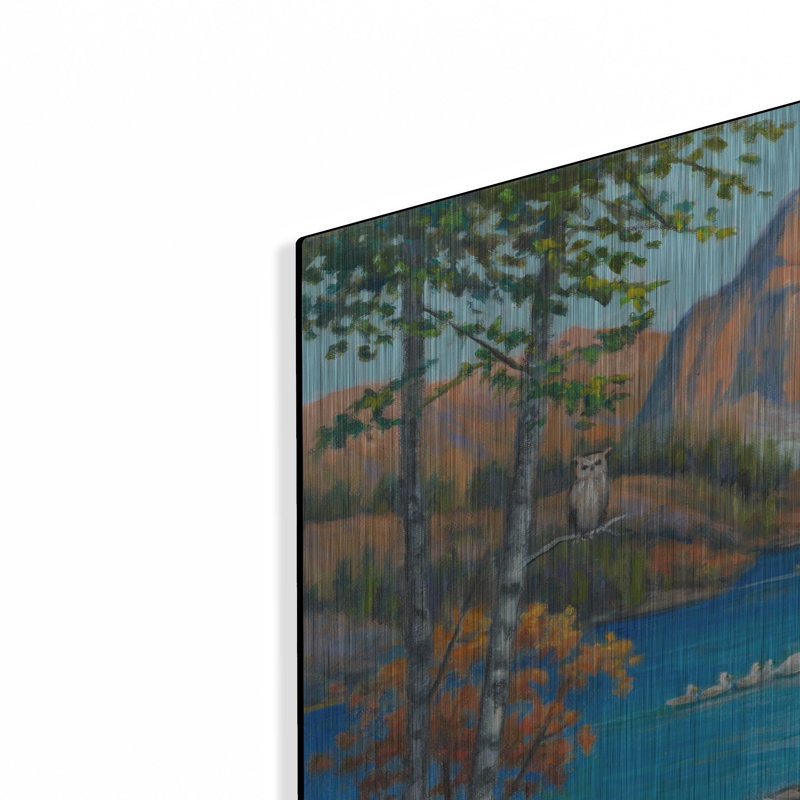 «Pittoresque camping» par John Zaccheo, H 24 po x l 36 po