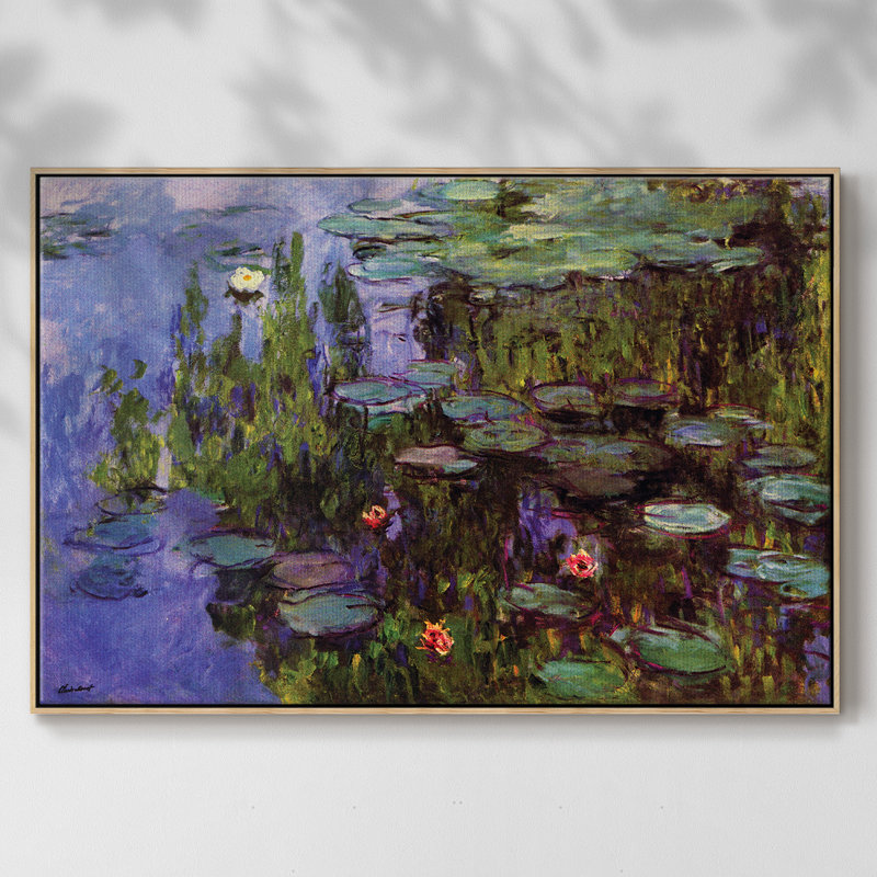 Monet, H 25 po x l 37 po x P 2 po, Naturel