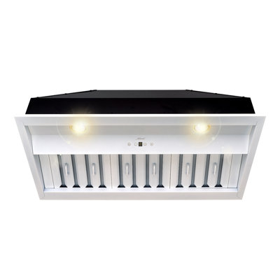 Insert de hotte de 600 pouces cubes par minute 36 pouces avec filtre à charbon et lumière inclus