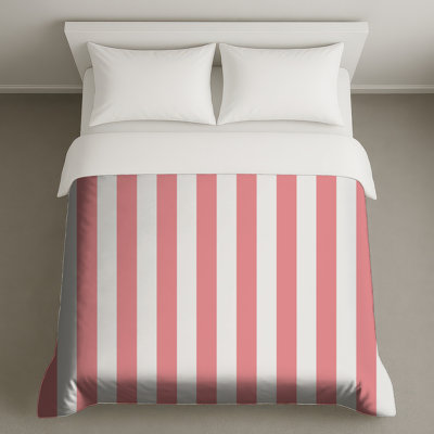 Pink Vertical Stripes Duvet Covers