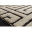Tapis géométrique beige / noir Menoken-1482503950