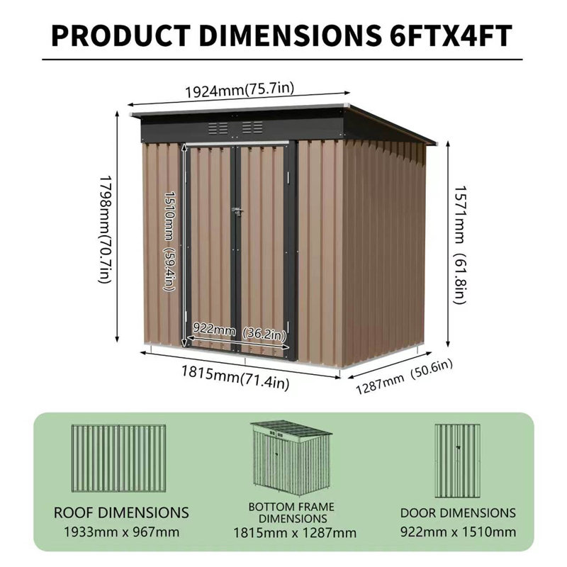 Abri de jardin pour terrasse ou cour