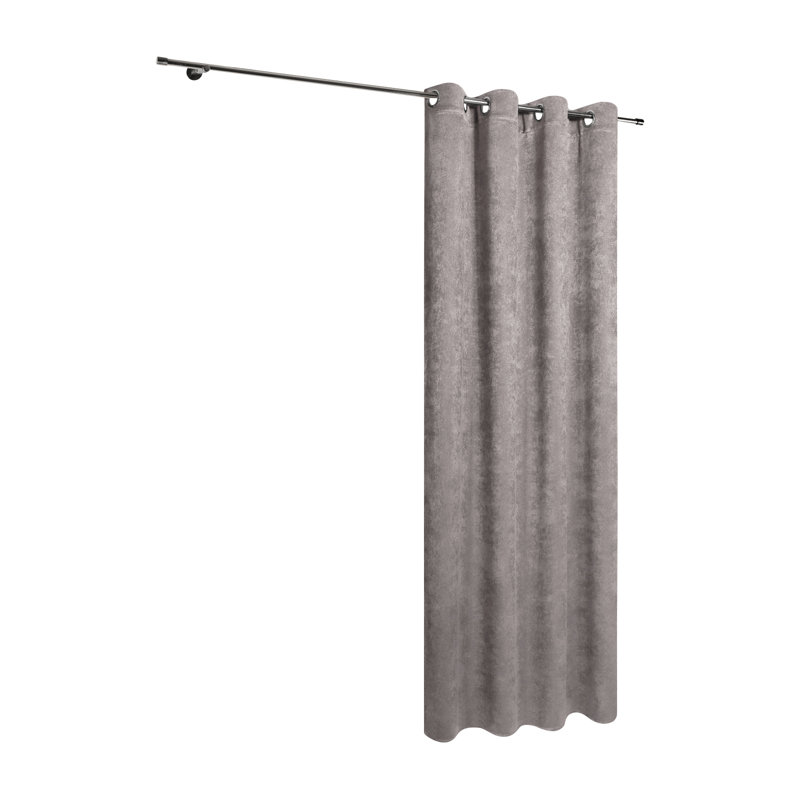 Room Darkening Curtain Single Panel, Silver
