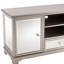 Meuble télé avec finitions argent Sorrel