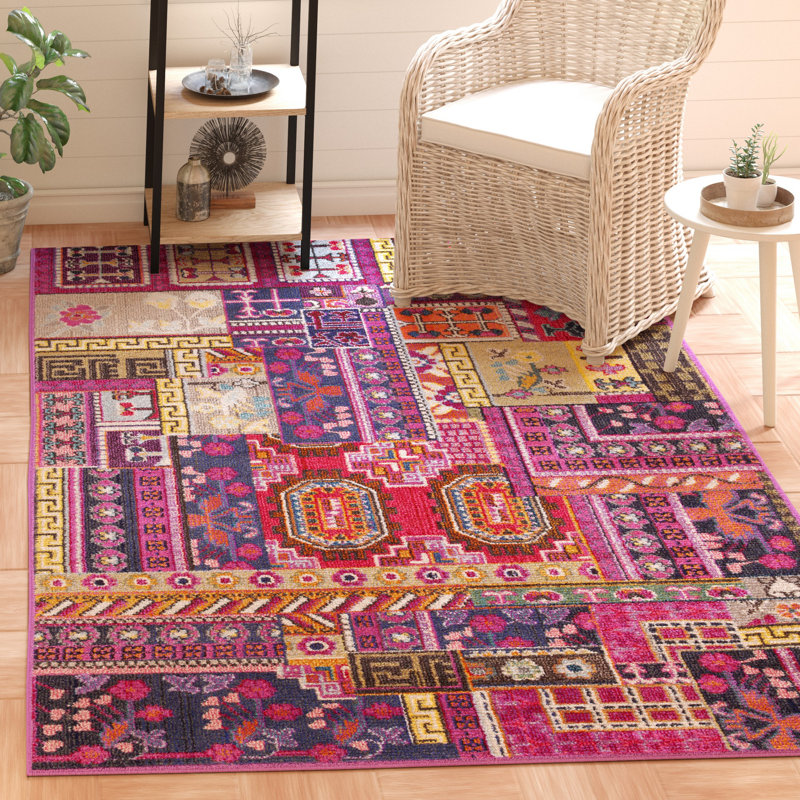 Chana Performance Abstract Rug, Rectangle 5'1" x 7'7"