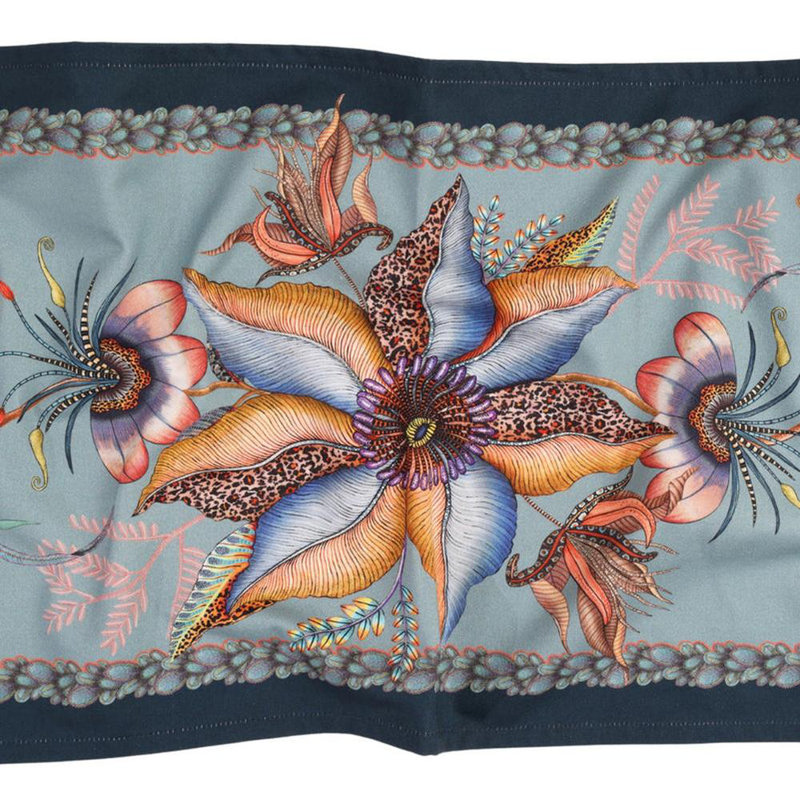 Thanda Nests Table Runner, Mist, 94" L x 16" W