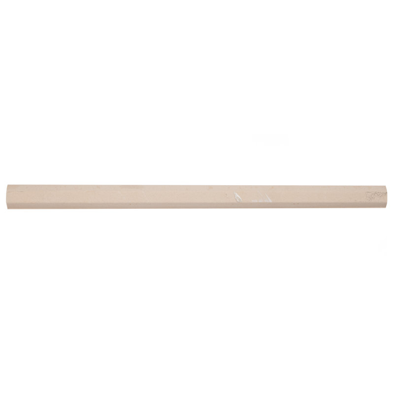 Chester 12" x 0.5" Ceramic Round Tile Trim in Matte White