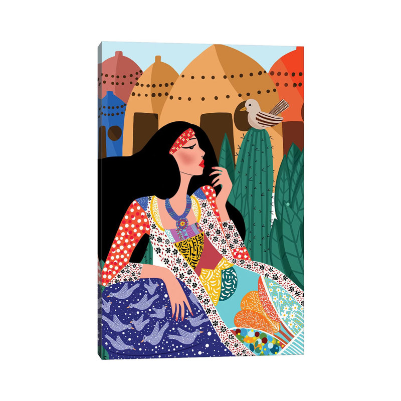 Beehive Queen by Dina Razin - Wrapped Canvas Print, 66.04 cm H x 45.72 cm W