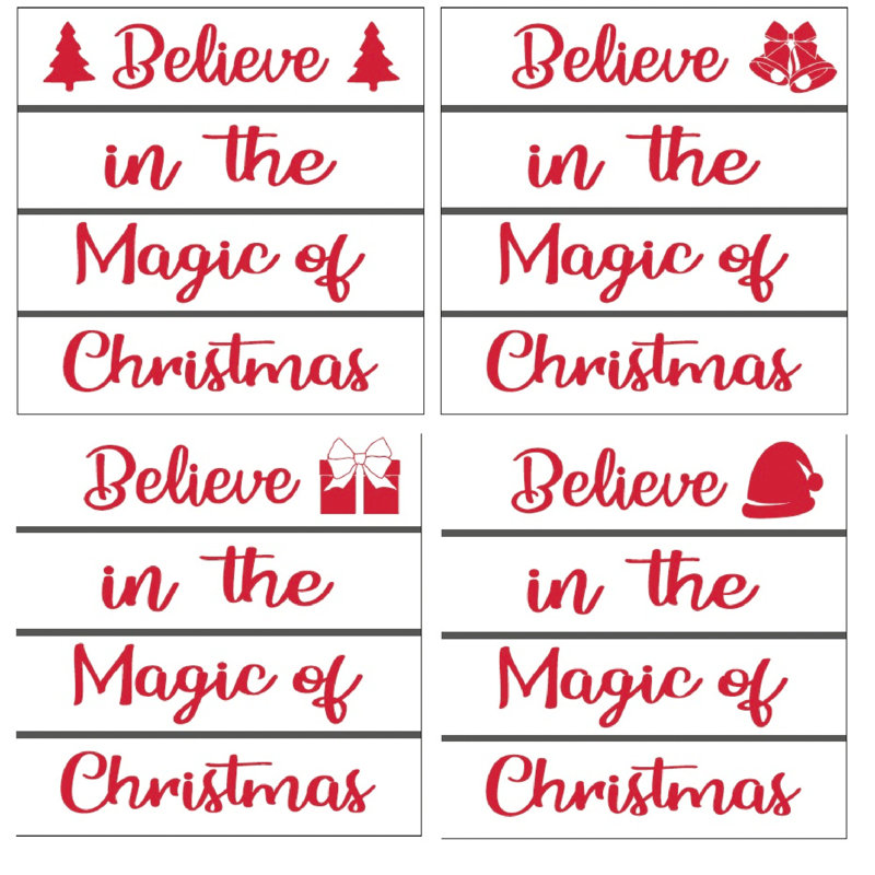 Sous-verre Believe in the Magic of Christmas