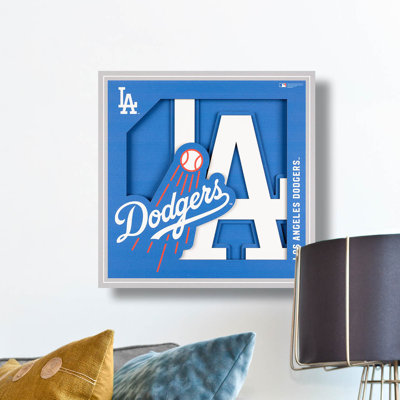 MLB 3D Logo Series Wall Art-12X12