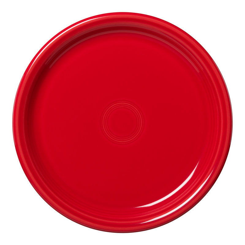 Assiette plate Fi 1/2 Bistro, Rouge écarlate