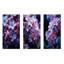 Ensemble de 3 décorations murales lilas Moonmit Whisper Charm-147426678