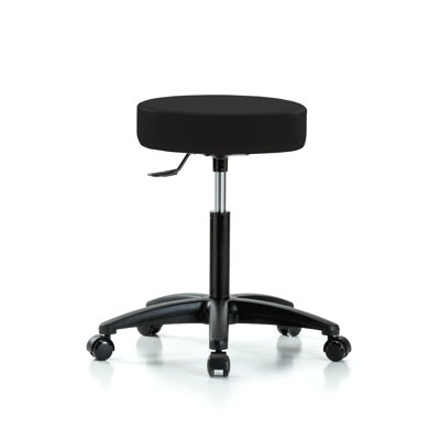 Koah Adjustable Height Stool with Removable Casters/Wheels