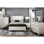Table de chevet blanche antique 2, meubles de chambre à coucher modernes avec raffinement avant et rangement pratique