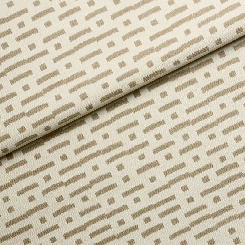 Abstract Ikat Sisal Wallpaper, Tan