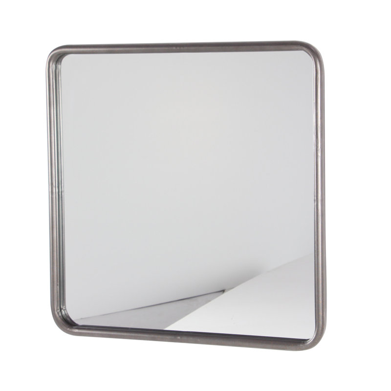 Vogler Metal Square Wall Mirror