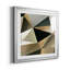 7_Gold Polygon Wall II - reproduction encadrée de qualité supérieure - prête à être accrochée-2029120012-2029120013