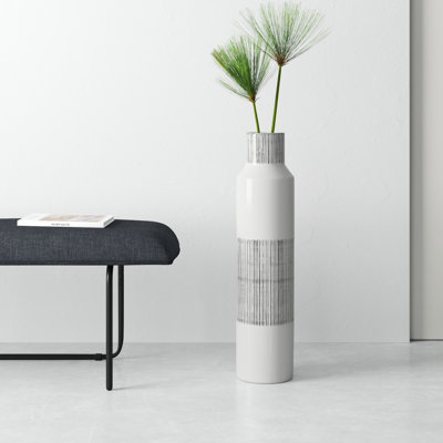 Vase de plancher en grès yahira